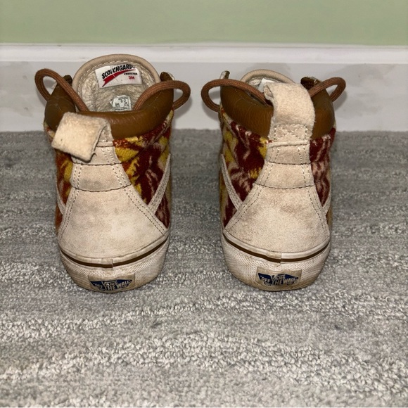 Vans X Pendleton Tribal Mountain Edition High Top Suede Sneakers Women’s Size 6 - Picture 5 of 8